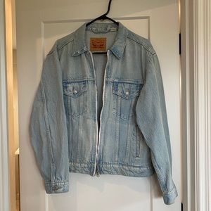 Levi’s zip up denim jacket
